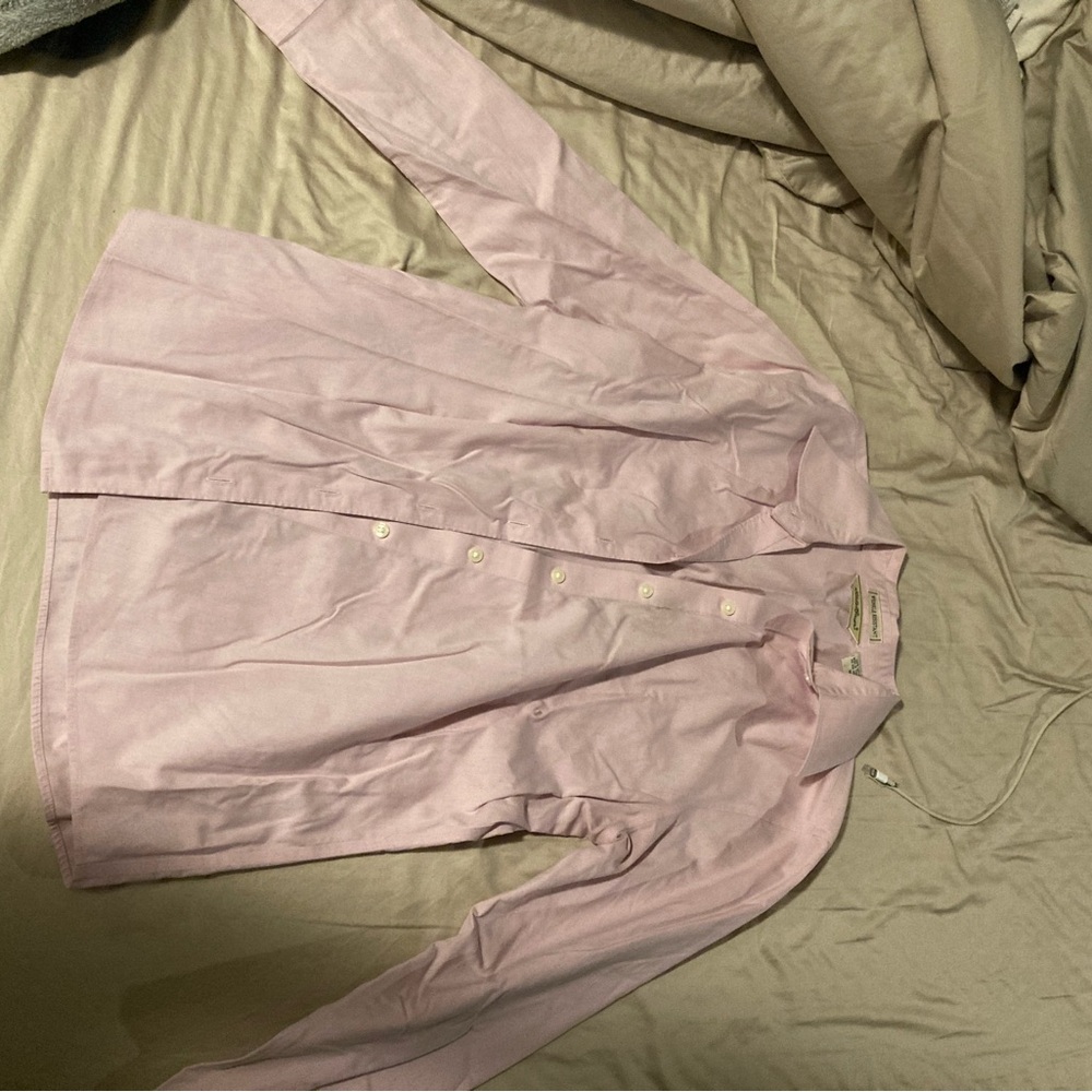 Eddie Bauer Soft Pink Wrinkle Resistant Shirt